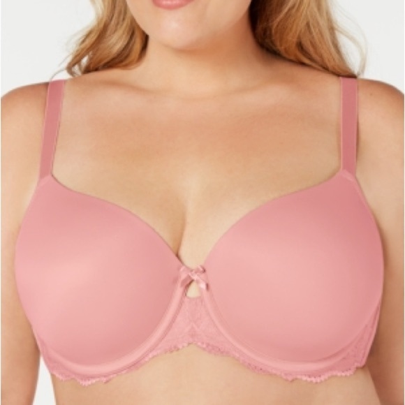 INC International Concepts Pink Lace Bra - Picture 1 of 6